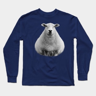 Black and White Sheep Long Sleeve T-Shirt